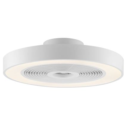 Brilliant - Plafonnier LED RGBW dimmable avec ventilateur CATANIA LED/37W/230V 2700-6500K Ø 48,6 cm blanc + télécommande