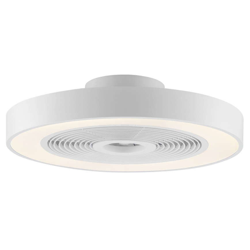 Brilliant - Plafonnier LED RGBW dimmable avec ventilateur CATANIA LED/37W/230V 2700-6500K Ø 48,6 cm blanc + télécommande