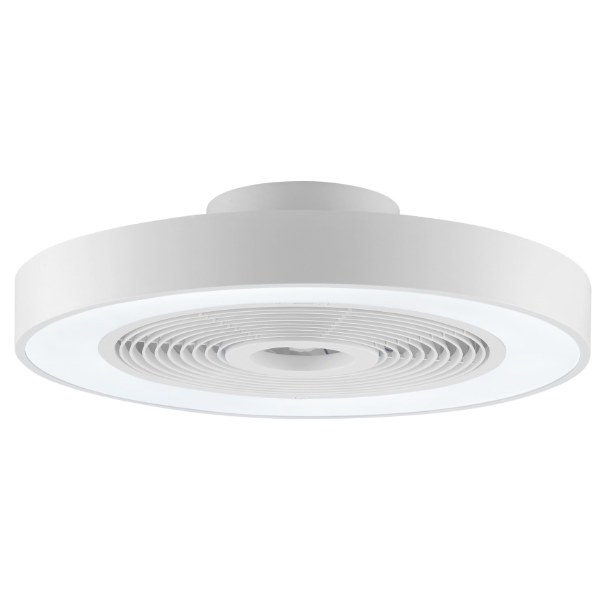 Brilliant - Plafonnier LED RGBW dimmable avec ventilateur CATANIA LED/37W/230V 2700-6500K Ø 48,6 cm blanc + télécommande