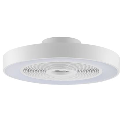 Brilliant - Plafonnier LED RGBW dimmable avec ventilateur CATANIA LED/37W/230V 2700-6500K Ø 48,6 cm blanc + télécommande