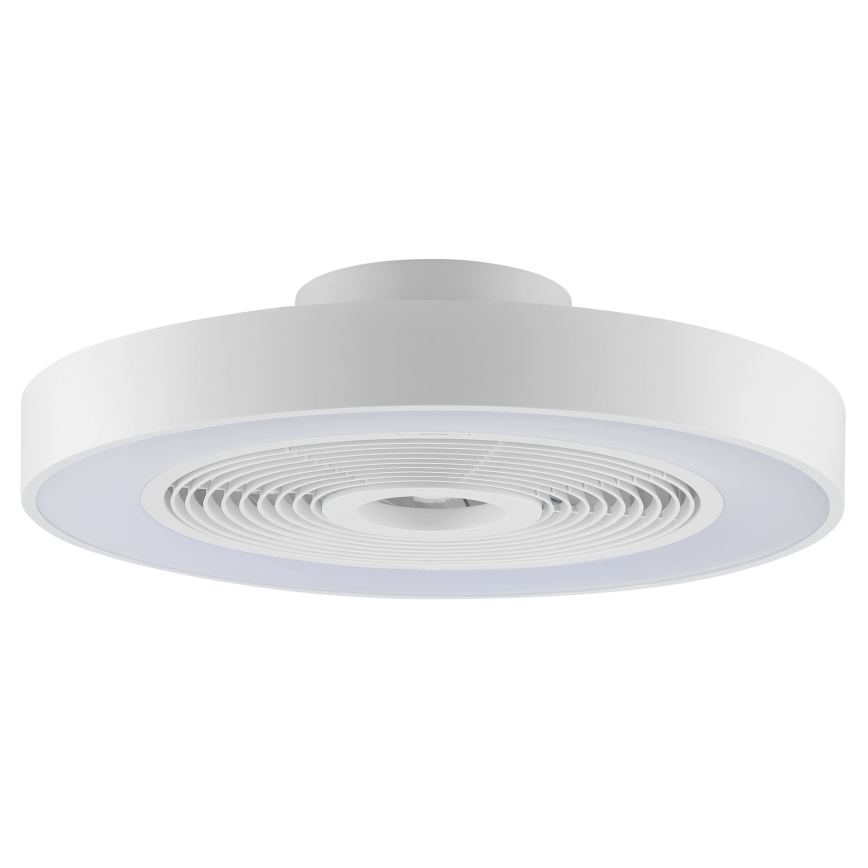 Brilliant - Plafonnier LED RGBW dimmable avec ventilateur CATANIA LED/37W/230V 2700-6500K Ø 48,6 cm blanc + télécommande