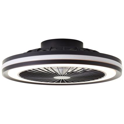 Brilliant - Plafonnier avec ventilateur PALMERO LED RGBW dimmable/40 W/230 V 2700–6500 K Ø 46,6 cm beige + télécommande