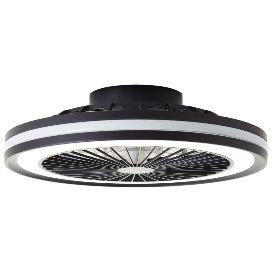 Brilliant - Plafonnier avec ventilateur PALMERO LED RGBW dimmable/40 W/230 V 2700–6500 K Ø 46,6 cm beige + télécommande