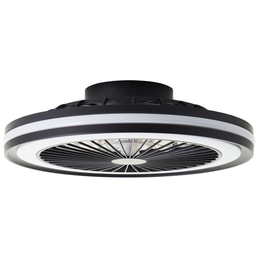 Brilliant - Plafonnier avec ventilateur PALMERO LED RGBW dimmable/40 W/230 V 2700–6500 K Ø 46,6 cm beige + télécommande