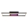Brilliant - Plafonnier LED RGBW dimmable BESSON LED/20W/230V 3000-6500K noir + télécommande