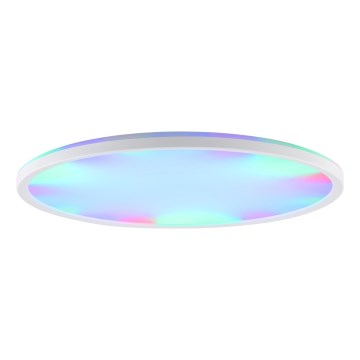 Brilliant - Plafonnier LED RGBW dimmable LUMARO LED/22W/230V 4000K Ø 42 cm blanc + télécommande