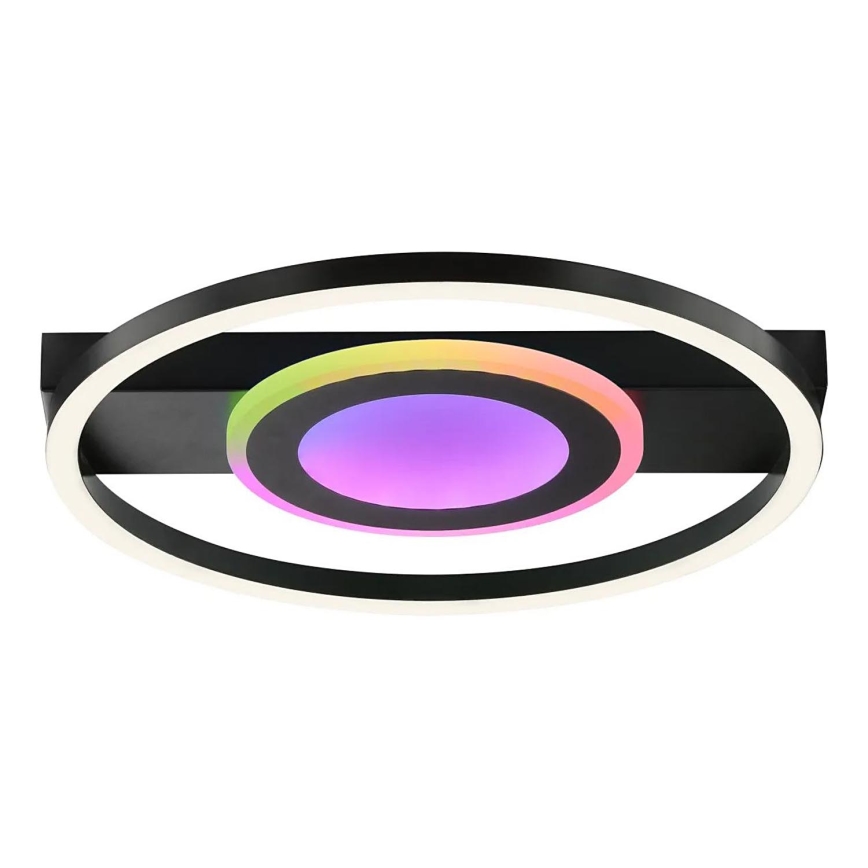 Brilliant - Plafonnier LED RGBW dimmable MAUREEN LED/20W/230V 3000-6500K noir + télécommande