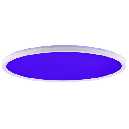 Brilliant - Plafonnier LED RGBW dimmable LUMARO LED/22W/230V 4000K Ø 42 cm blanc + télécommande