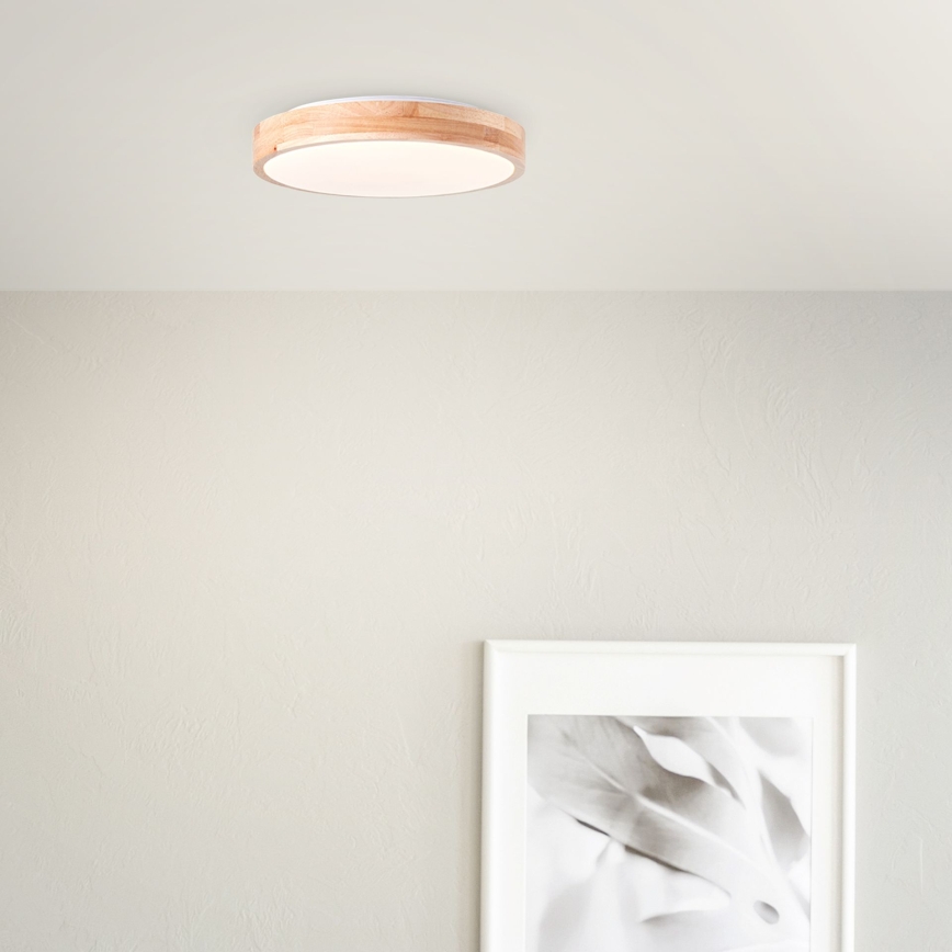 Brilliant - Plafonnier LED SLIMLINE LED/24W/230V Ø 34,5 cm, finition caoutchouc