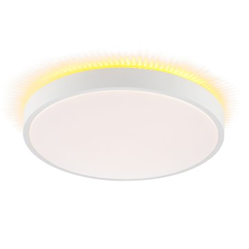 Brilliant - Plafonnier LED SOLISTRA LED/18W/230V Ø 34,5 cm blanc