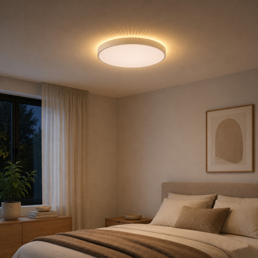 Brilliant - Plafonnier LED SOLISTRA LED/36W/230V Ø 54 cm blanc