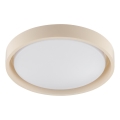 Brilliant - Plafonnier LED SONORA, 12 W, 230 V, 3000 K, Ø 31 cm, beige