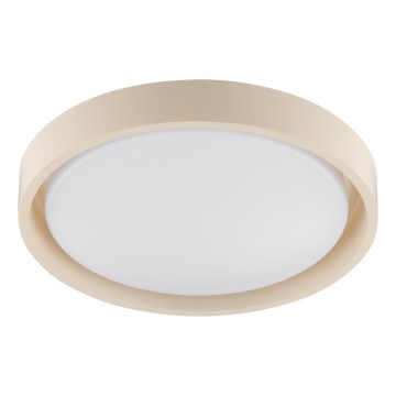 Brilliant - Plafonnier LED SONORA, 12 W, 230 V, 3000 K, Ø 31 cm, beige