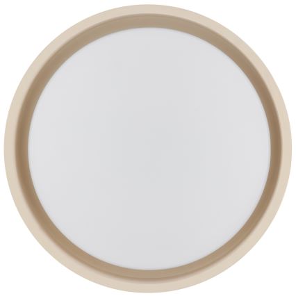 Brilliant - Plafonnier LED SONORA, 12 W, 230 V, 3000 K, Ø 31 cm, beige