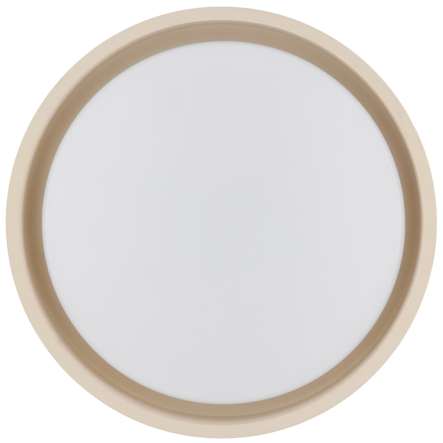 Brilliant - Plafonnier LED SONORA, 12 W, 230 V, 3000 K, Ø 31 cm, beige
