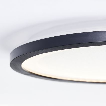 Brilliant - Plafonnier MOSAKO LED/16W/230V 3000K d. 25 cm noir