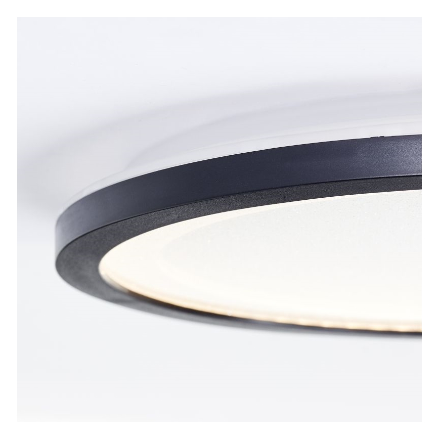 Brilliant - Plafonnier MOSAKO LED/16W/230V 3000K d. 25 cm noir