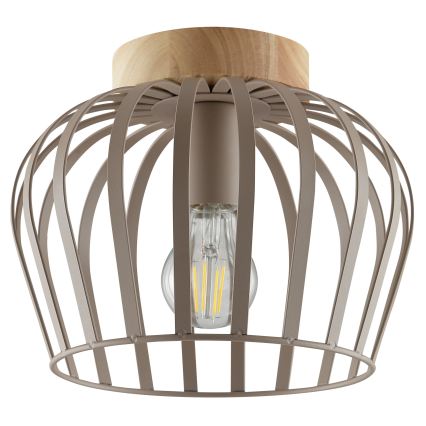 Brilliant - Plafonnier NORDIC CAGE 1xE27/20W/230V diam. 25 cm beige