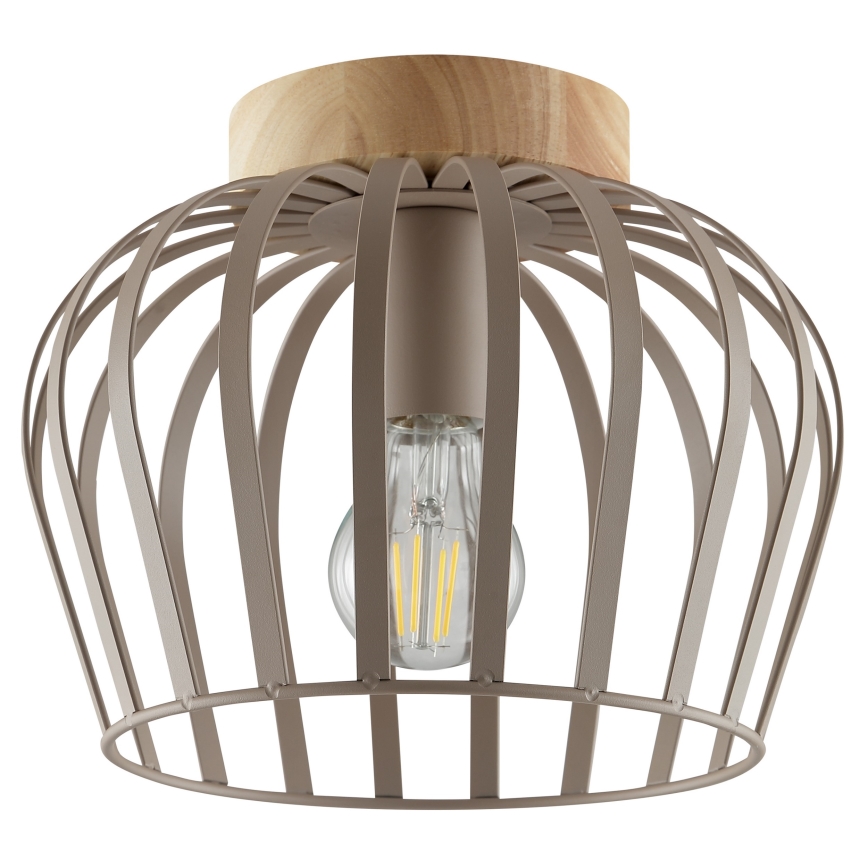 Brilliant - Plafonnier NORDIC CAGE 1xE27/20W/230V diam. 25 cm beige