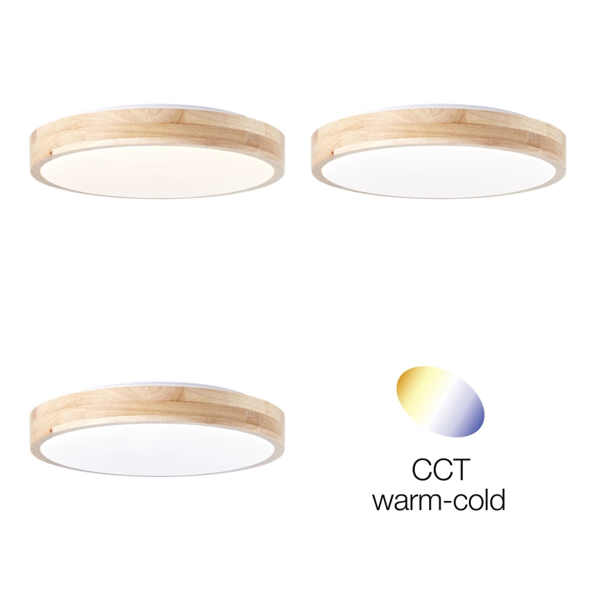 Brilliant - Plafonnier SLIMLINE LED/14W/230V 3000/4000K figuier caoutchouc