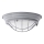 Brilliant - Plafonnier TYPHOON 1xE27/30W/230V Ø 29 cm gris