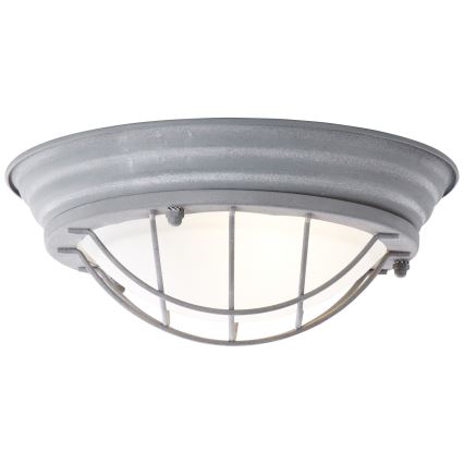 Brilliant - Plafonnier TYPHOON 1xE27/30W/230V Ø 29 cm gris