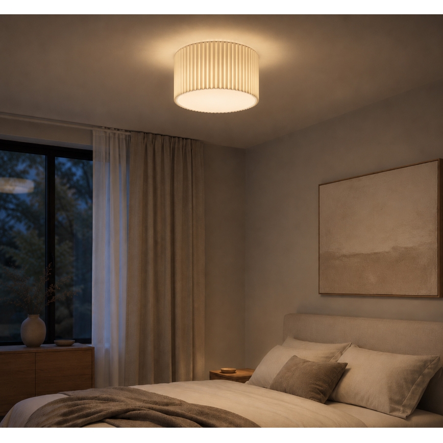 Brilliant - Plafonnier VELIN 2xE27/20W/230V Ø 35 cm crème