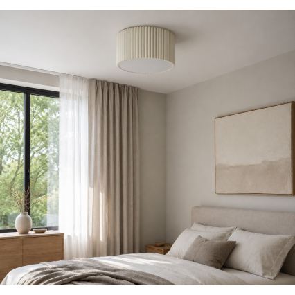 Brilliant - Plafonnier VELIN 2xE27/20W/230V Ø 35 cm crème