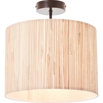 Brilliant - Plafonnier WIMEA 1xE27/52W/230V Ø 30 cm noir/beige