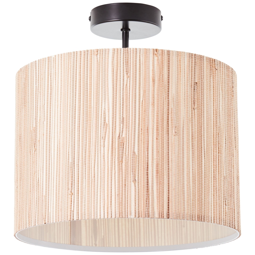 Brilliant - Plafonnier WIMEA 1xE27/52W/230V Ø 30 cm noir/beige