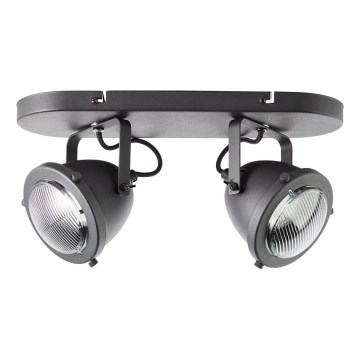 Brilliant - Spot CARMEN 2xGU10/5W/230V noir