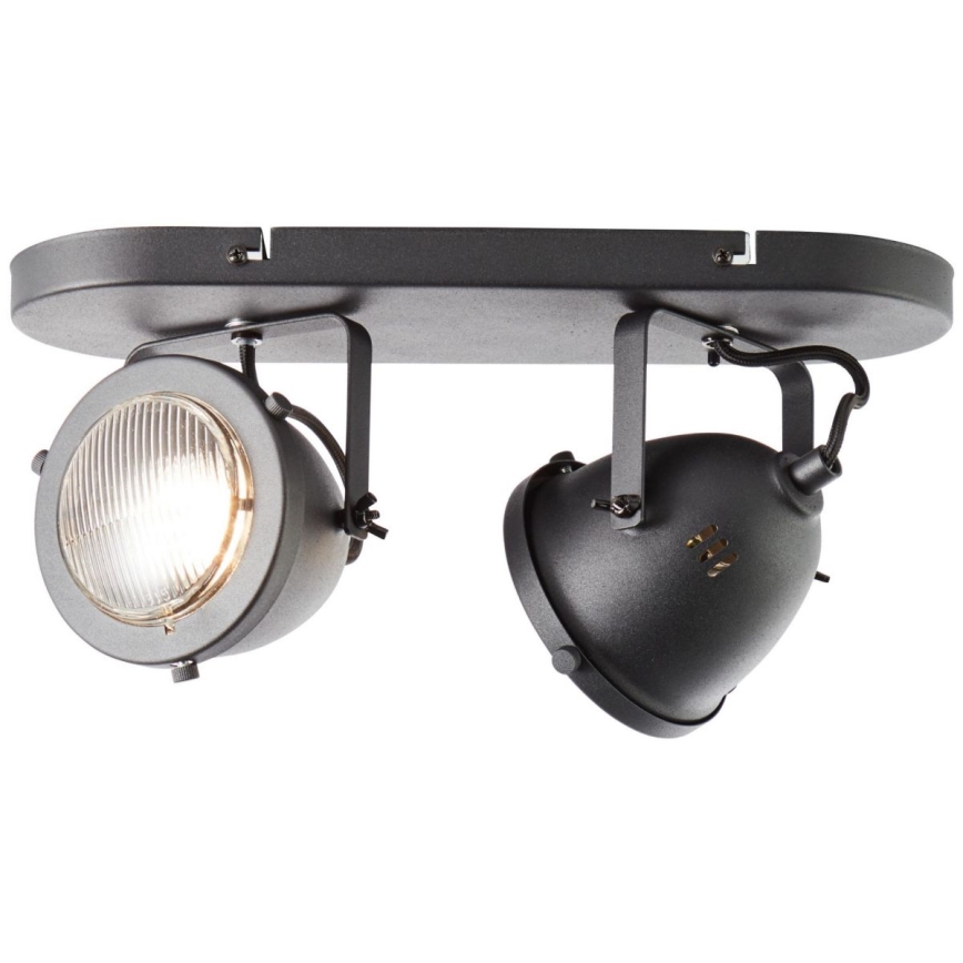 Brilliant - Spot CARMEN 2xGU10/5W/230V noir