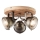 Brilliant - Spot CARMEN WOOD 3xGU10/5W/230V, finition eucalyptus