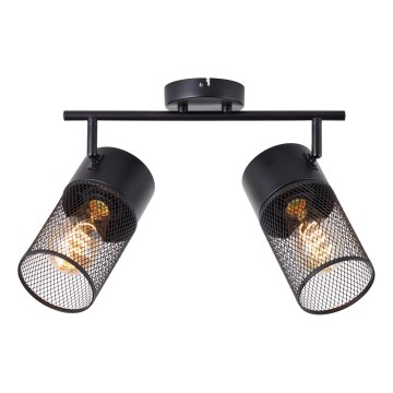 Brilliant - Spot KAMOLO 2 x E27 / 40 W / 230 V noir