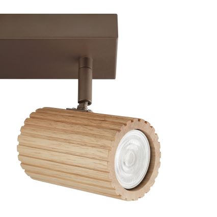 Brilliant - Spot LAKEWOOD 2xGU10/10W/230V brun