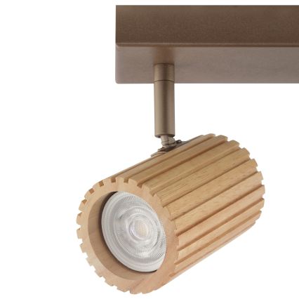 Brilliant - Spot LAKEWOOD 2xGU10/10W/230V brun