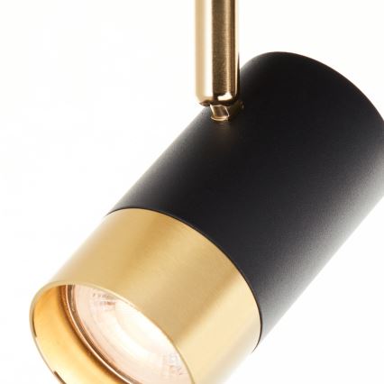 Brilliant - spot LED VIGOLO 2xGU10/5W/230V noir/doré