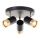 Brilliant - Spot LED VIGOLO 3xGU10/5W/230V noir/doré