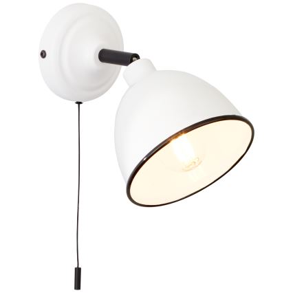 Brilliant - Spot mural TELIO 1xE14/28W/230V blanc