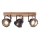 Brilliant - Spot orientable CARMEN WOOD 3xGU10/5W/230V brun