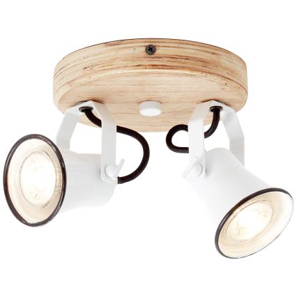 Brilliant - Spot SEED 2xGU10/5W/230V blanc/beige
