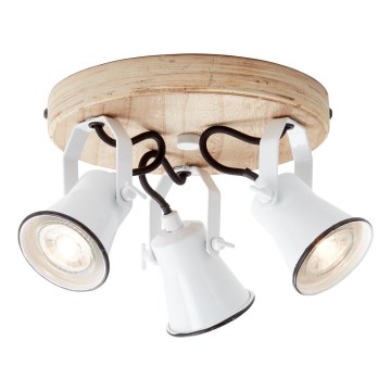 Brilliant - Spot SEED 3xGU10/5W/230V blanc/beige
