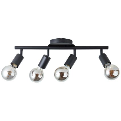 Brilliant - Spot TIFFANY 4xE27/28W/230V noir