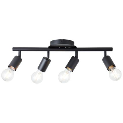 Brilliant - Spot TIFFANY 4xE27/28W/230V noir