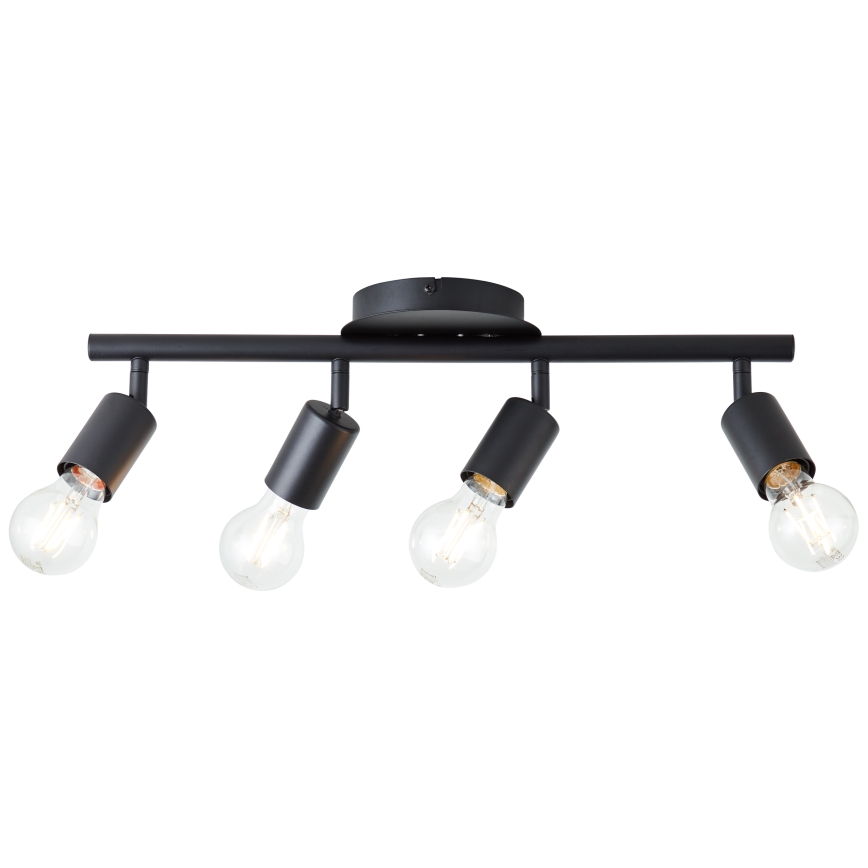 Brilliant - Spot TIFFANY 4xE27/28W/230V noir