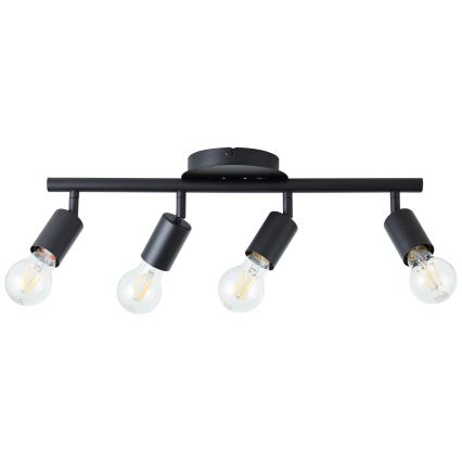 Brilliant - Spot TIFFANY 4xE27/28W/230V noir