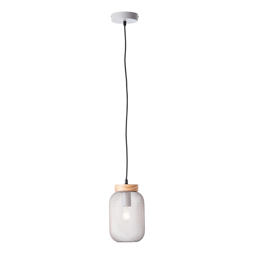 Brilliant - Suspension à câble GIADA 1xE27/40W/230V Ø 16 cm gris