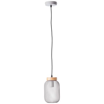 Brilliant - Suspension à câble GIADA 1xE27/40W/230V Ø 16 cm gris