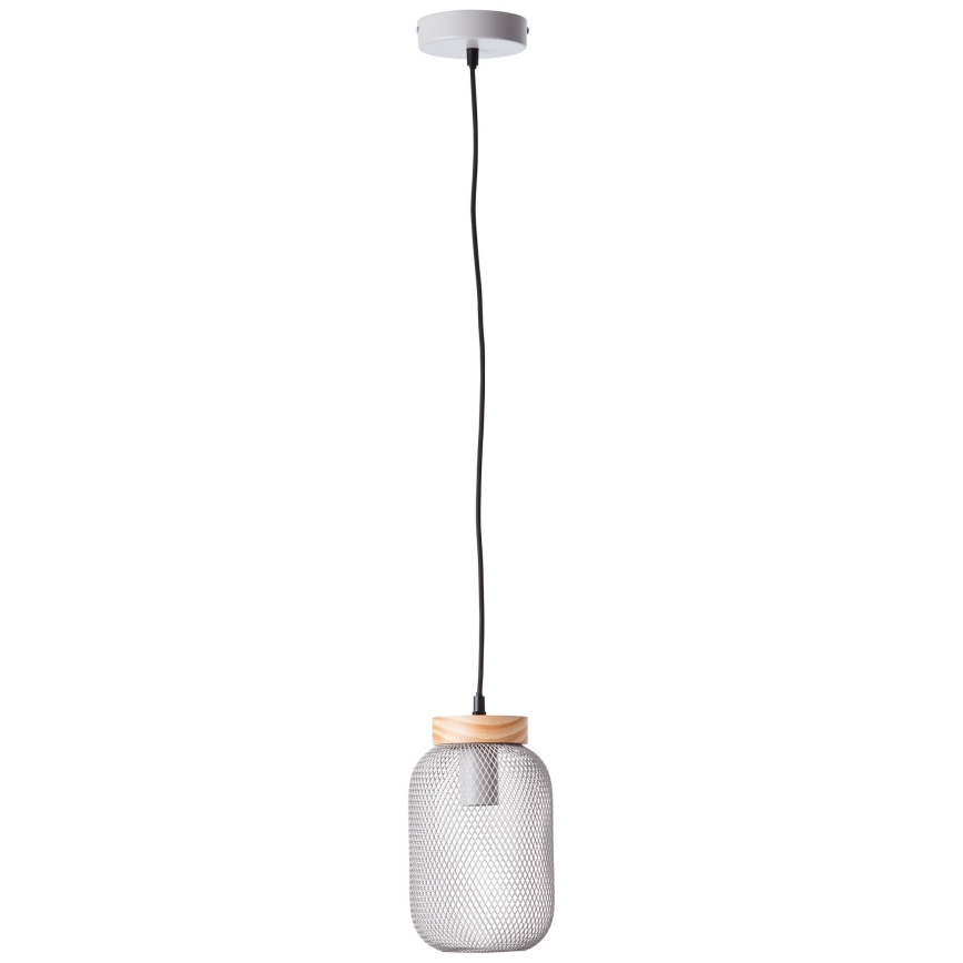 Brilliant - Suspension à câble GIADA 1xE27/40W/230V Ø 16 cm gris