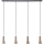 Brilliant - Suspension filaire CADIZ 4xGU10/10W/230V bronze